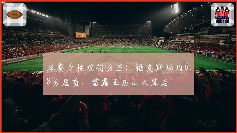 本赛季快攻得分王：福克斯场均6.8分居首，雷霆亚历山大落后