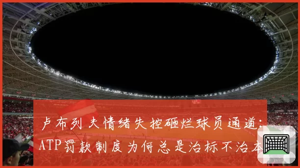 卢布列夫情绪失控砸烂球员通道：ATP罚款制度为何总是治标不治本？