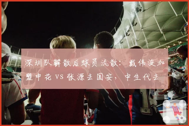 深圳队解散后球员流散：戴伟浚加盟申花 vs 张源去国安，中生代去向对比
