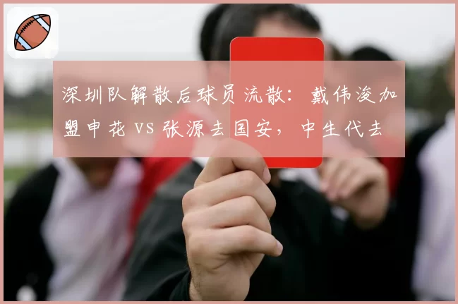 深圳队解散后球员流散：戴伟浚加盟申花 vs 张源去国安，中生代去向对比